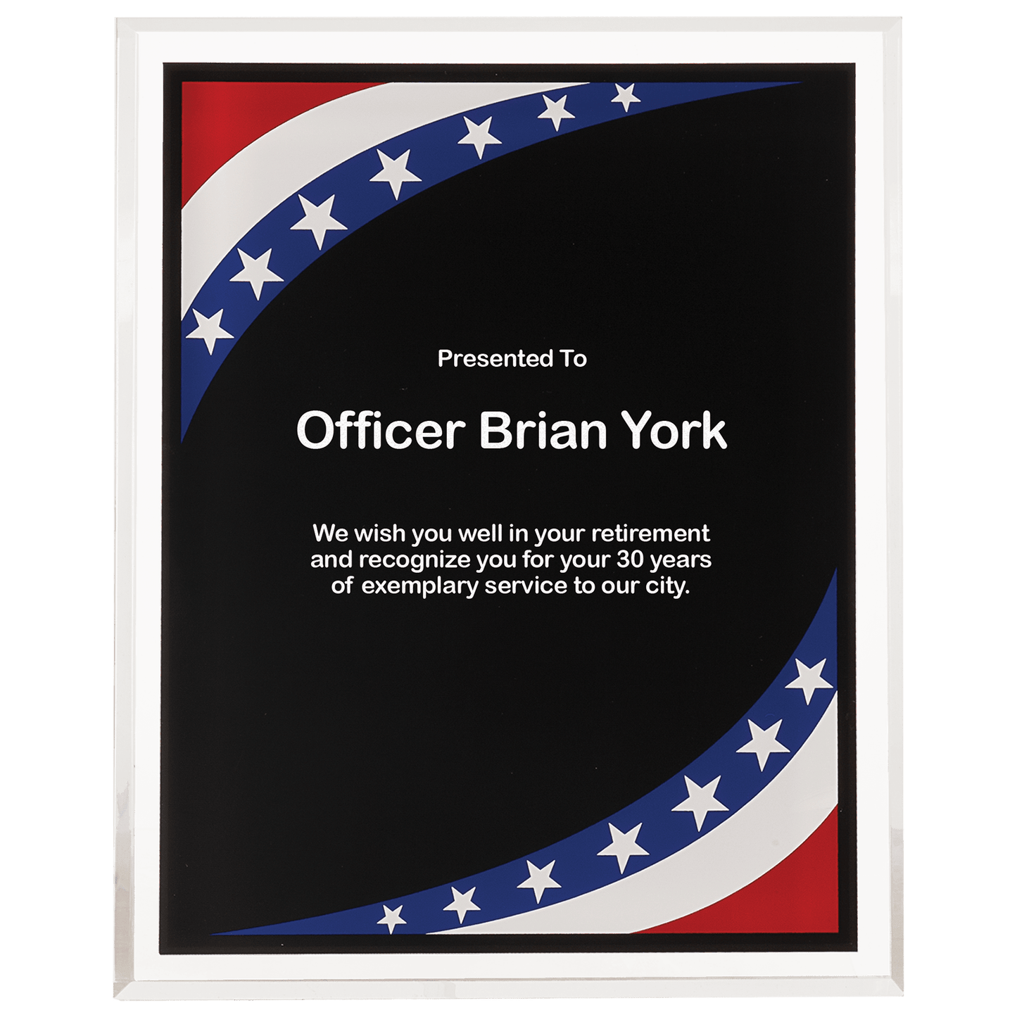 Stars and Stripes Acrylic Plaque
