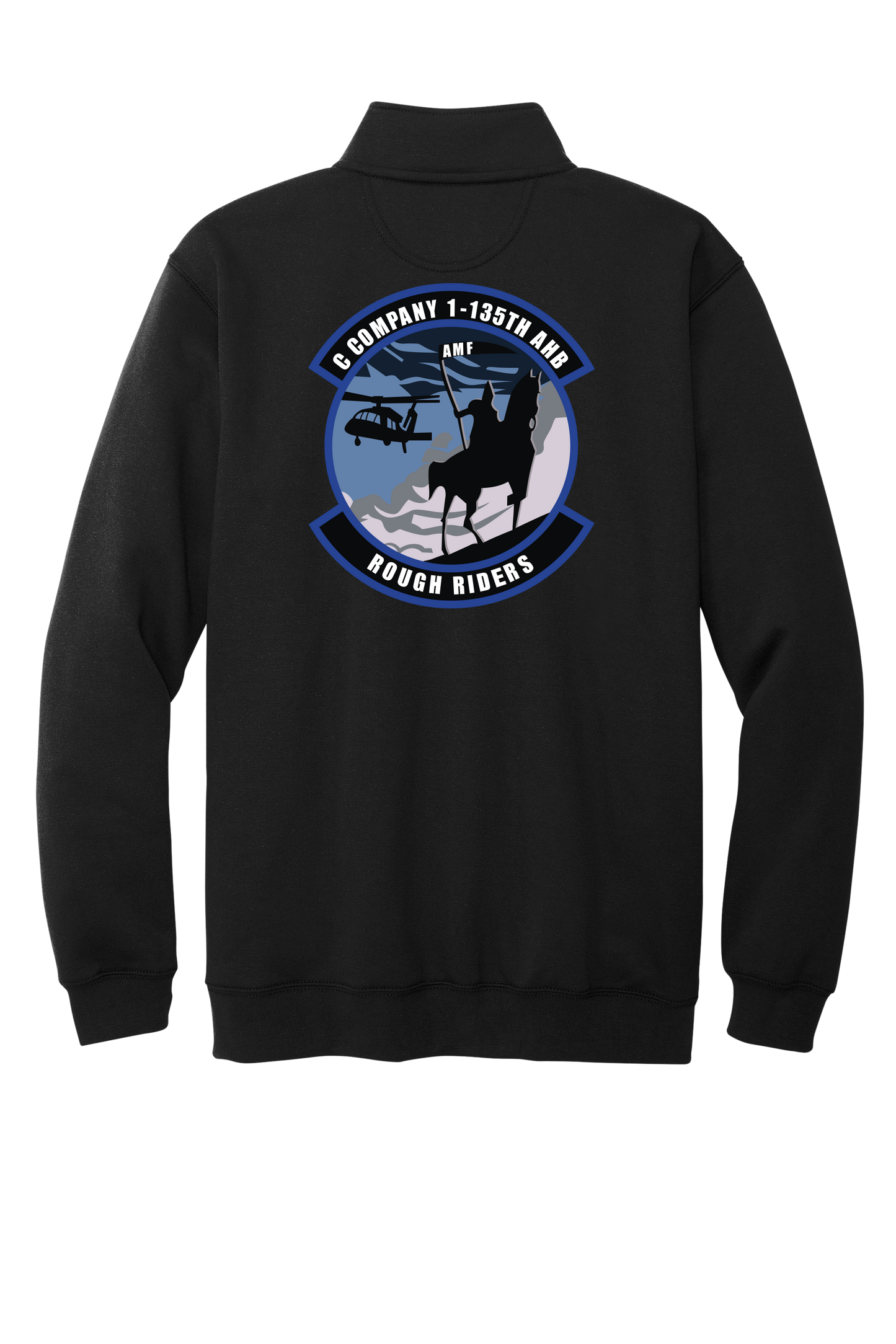 1-135th Rough Riders Carhartt 1/4 Long Sleeve Sweatshirt