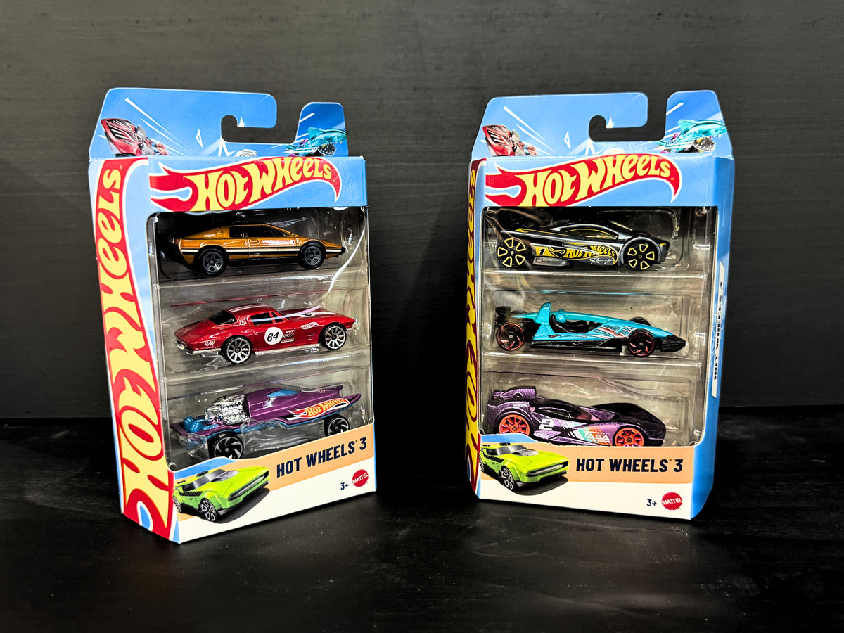 Hot wheels '3 (3 pack)