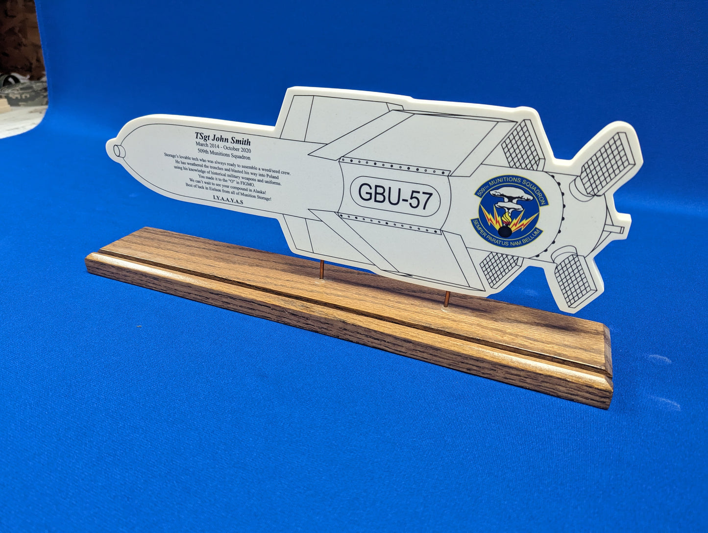 GBU-57 on Coin Slot Base
