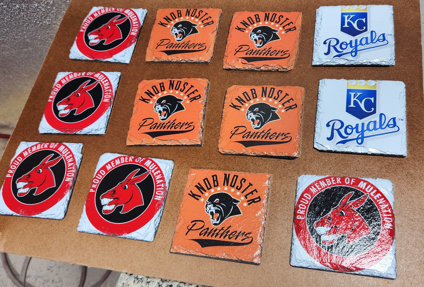 UV Printed Slate Coasters