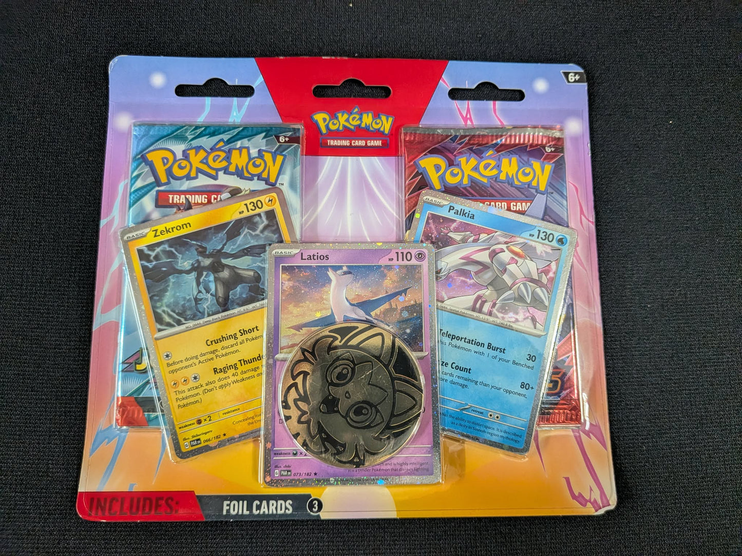 Pokemon TCG: Legendary Foil Cards 2-Pack Blister (Palkia, Latios & Zekrom)