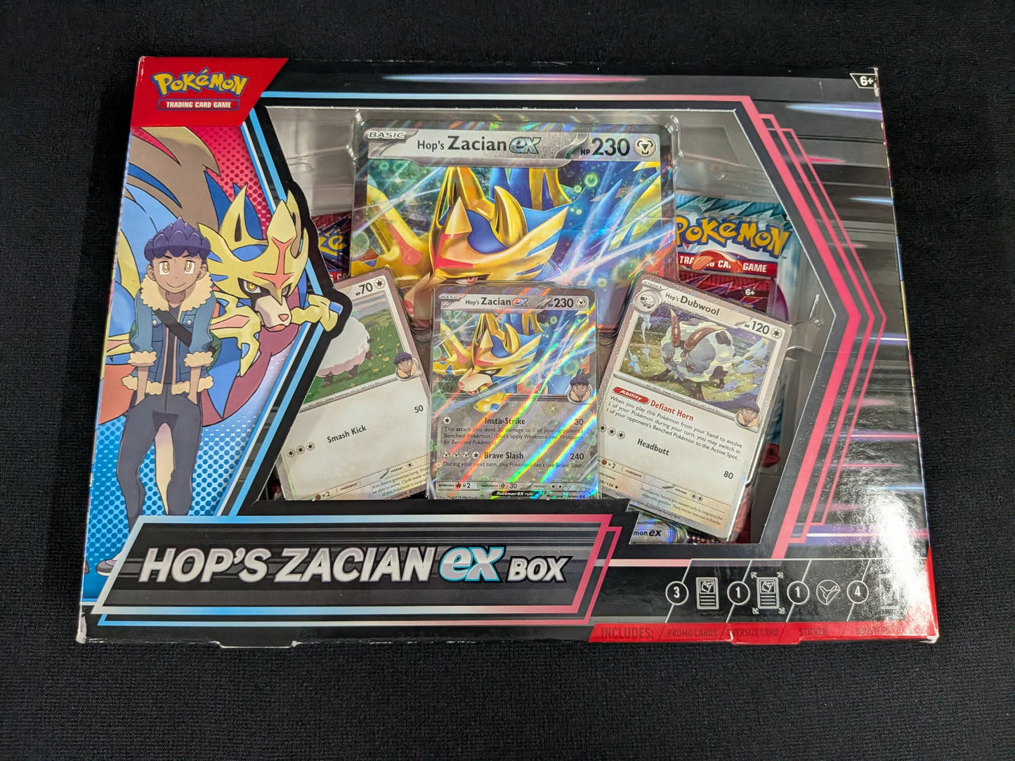 Pokemon TCG: Hop's Zacian EX Box