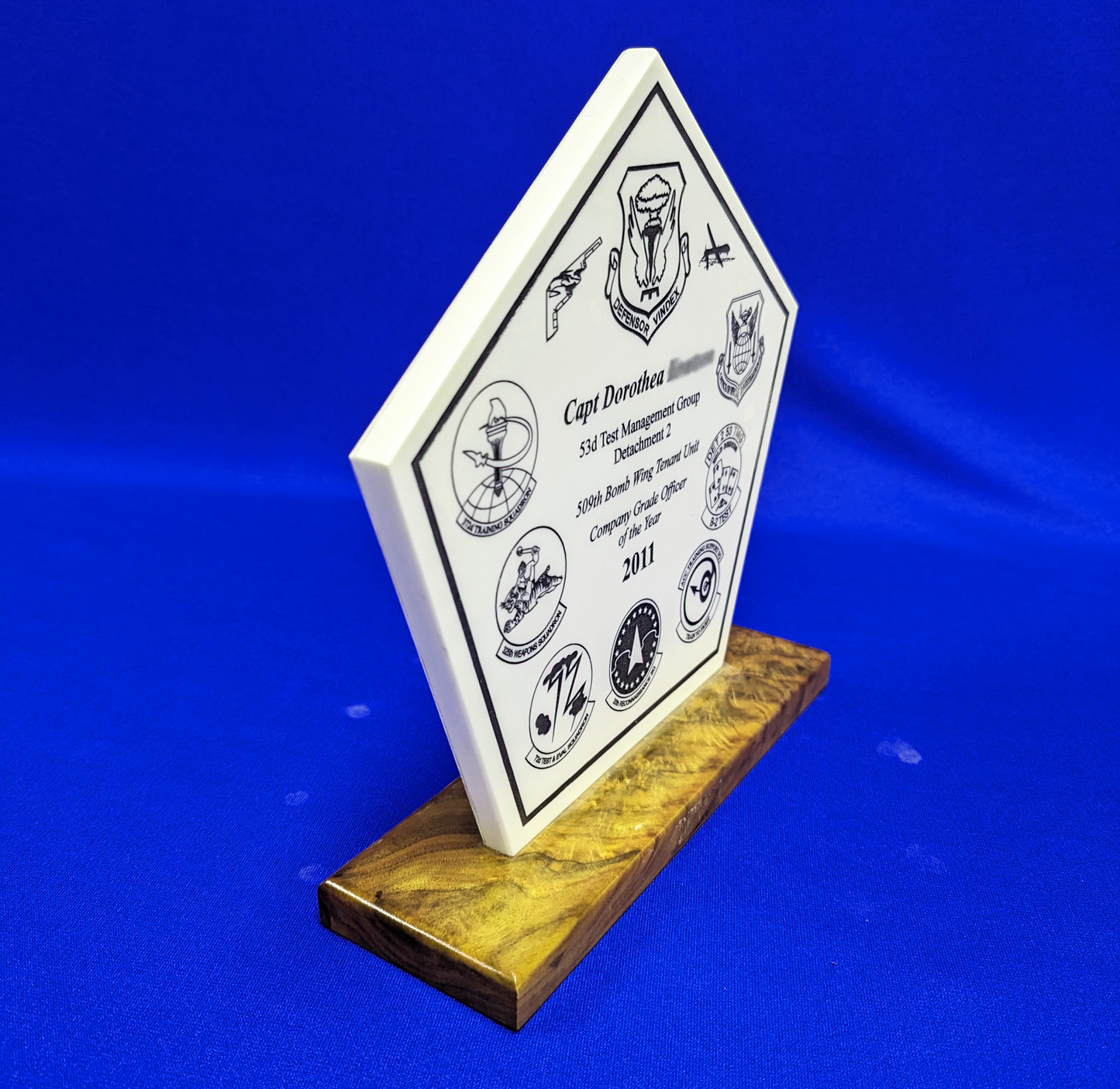 Corian Pentagon on Base