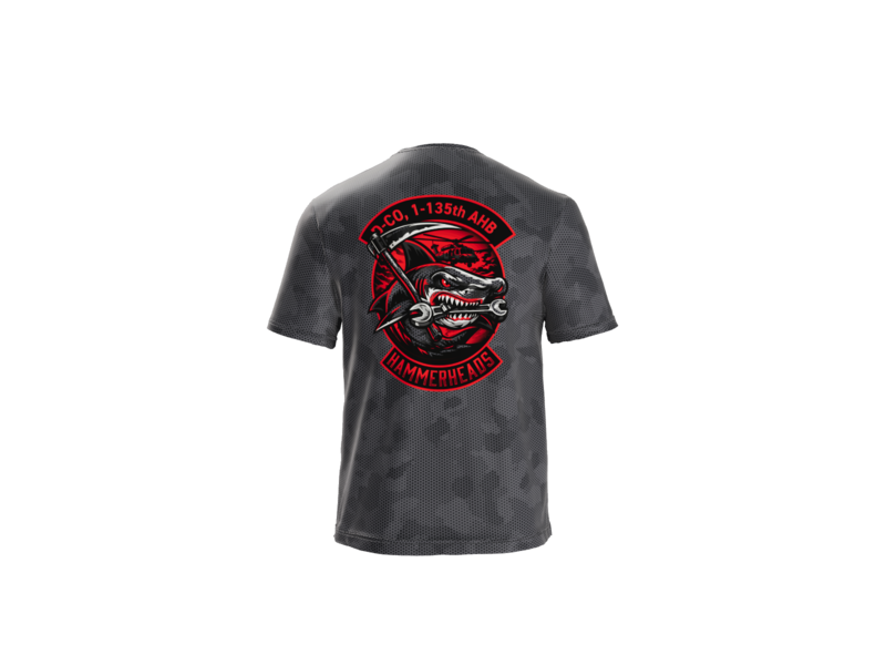 1-135th Hammerheads Sport-Tek CamoHex Tee