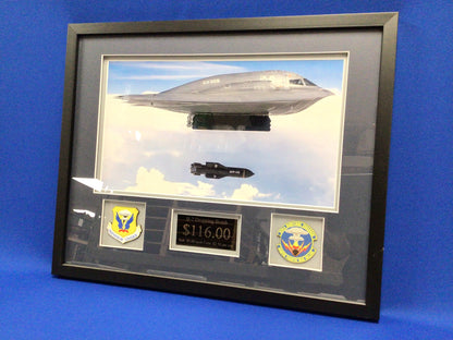 B-2 Dropping Bomb Lithograph