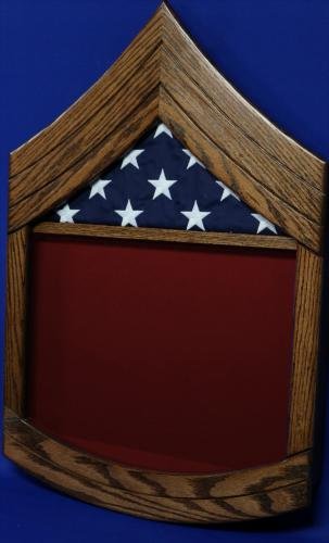 Marine E7 Gunnery Sergeant Shadow Box