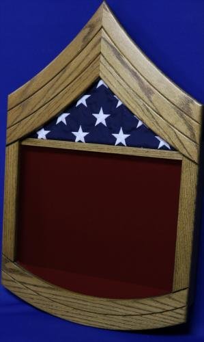 Marine E7 Gunnery Sergeant Shadow Box – MH Specialties