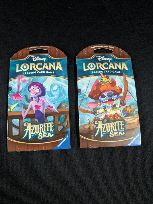 Disney Lorcana TCG: Azurite Sea Sleeved Booster Pack