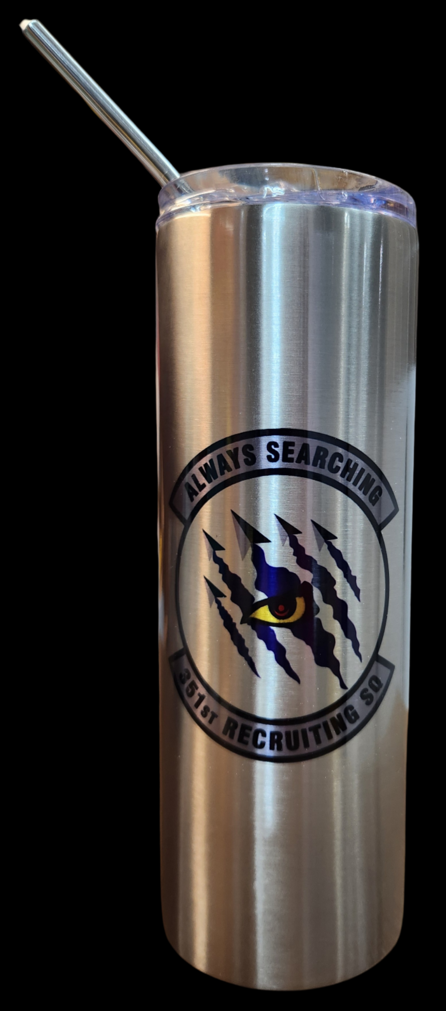 351st Recruiting Squadron 20oz Slim tumbler