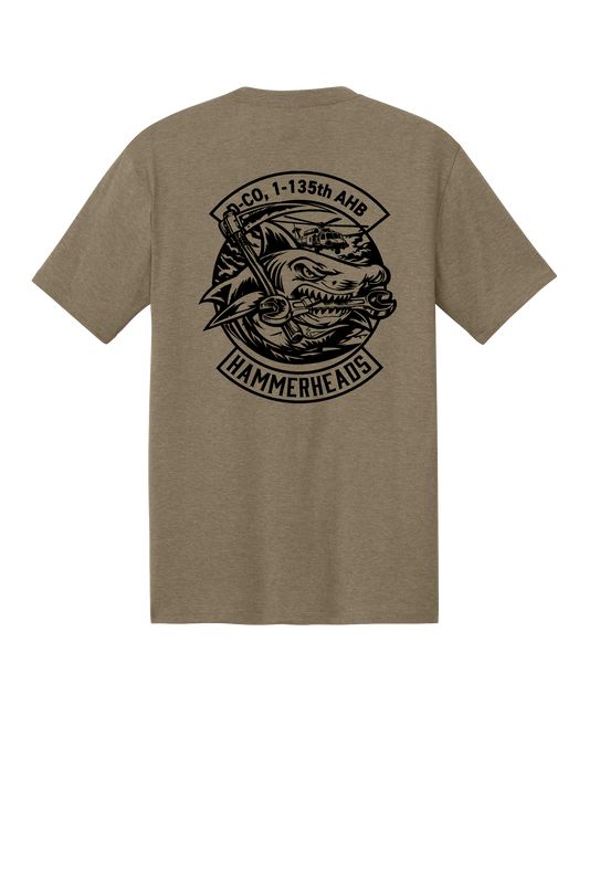 1-135th Hammerheads District Tri Blend Tshirt