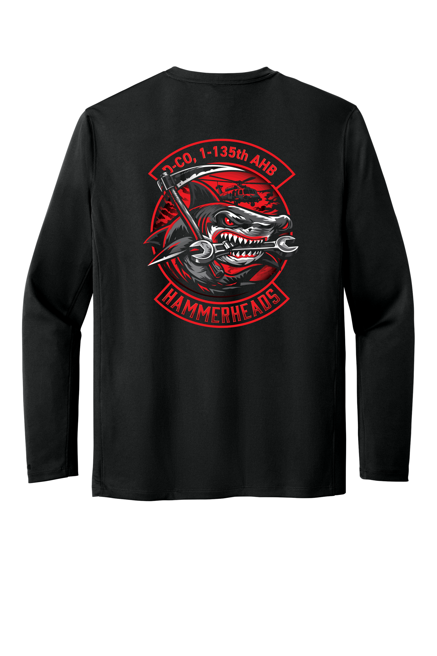 1-135th Hammerheads Carhartt Long Sleeve Dry Fit Tshirt