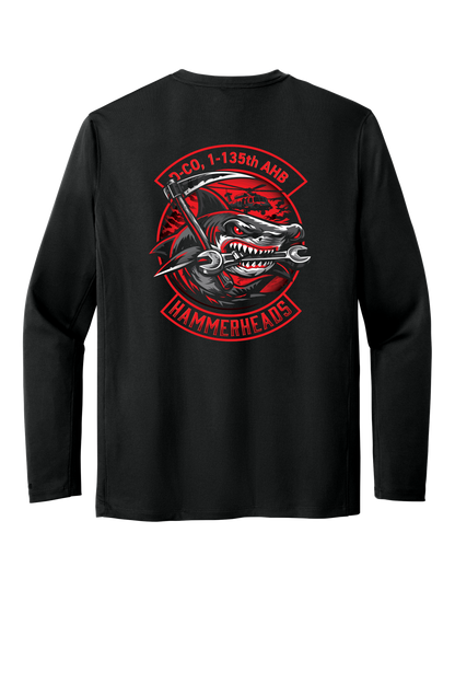 1-135th Hammerheads Carhartt Long Sleeve Dry Fit Tshirt