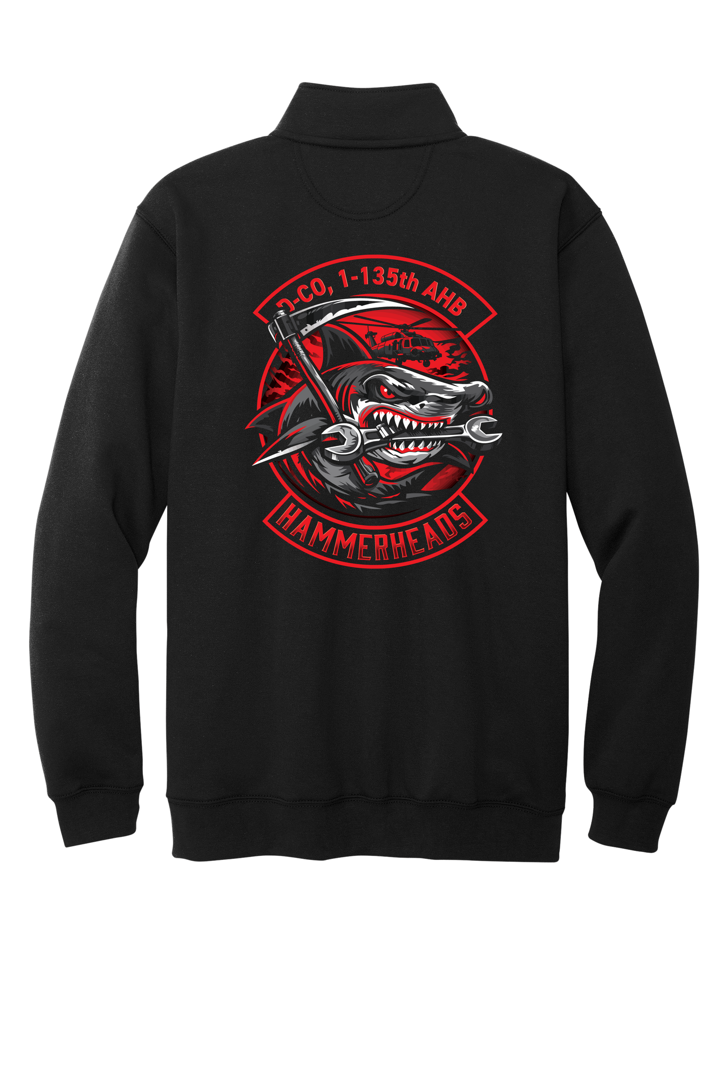 1-135th Hammerheads Carhartt 1/4 Long Sleeve Sweatshirt