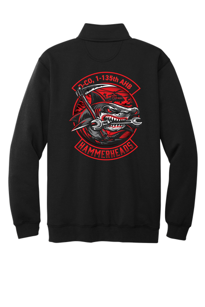 1-135th Hammerheads Carhartt 1/4 Long Sleeve Sweatshirt
