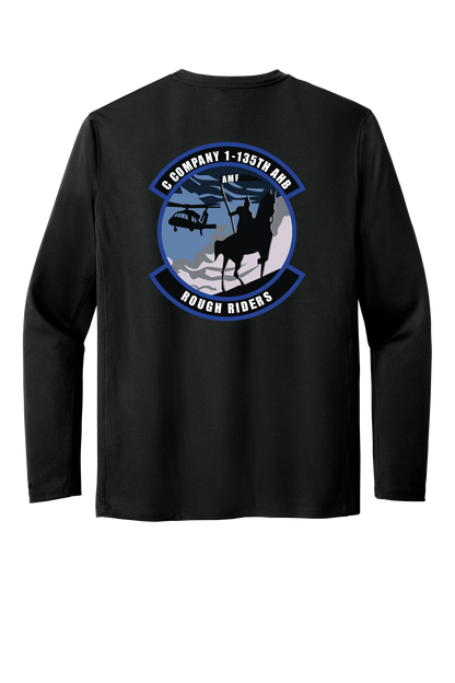 1-135th Rough Riders Carhartt Long Sleeve Dry Fit Tshirt