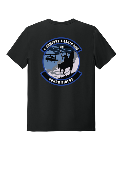 1-135th Rough Riders Carhartt Dry Fit TShirt