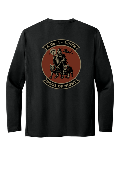 1-135th Dogs of Night Carhartt Long Sleeve Dry Fit Tshirt