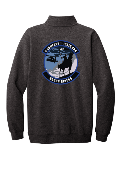 1-135th Rough Riders Carhartt 1/4 Long Sleeve Sweatshirt