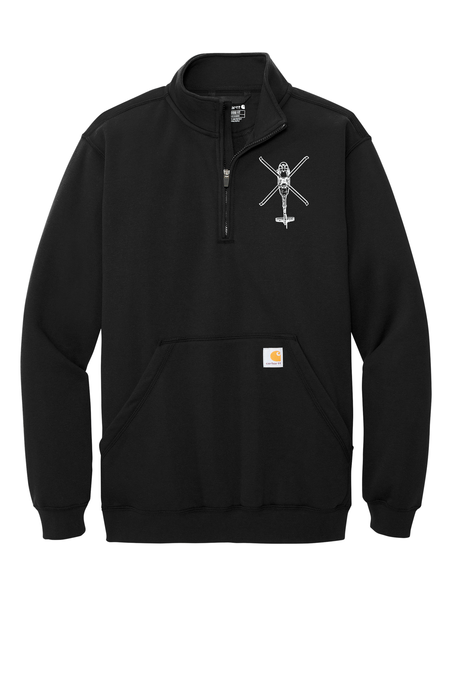 1-135th Hammerheads Carhartt 1/4 Long Sleeve Sweatshirt