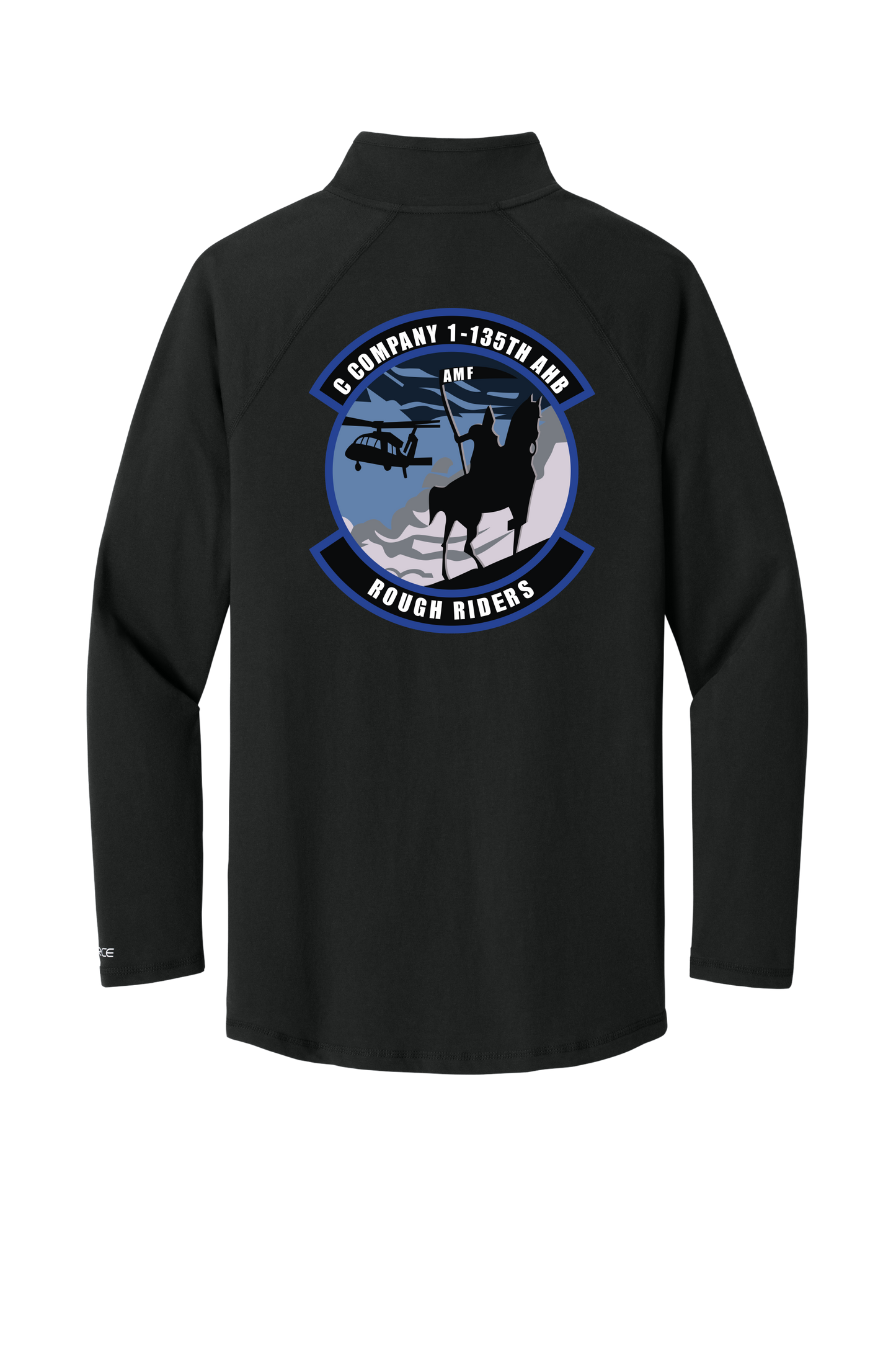 1-135th Rough Riders Carhartt 1/4 Long Sleeve Shirt