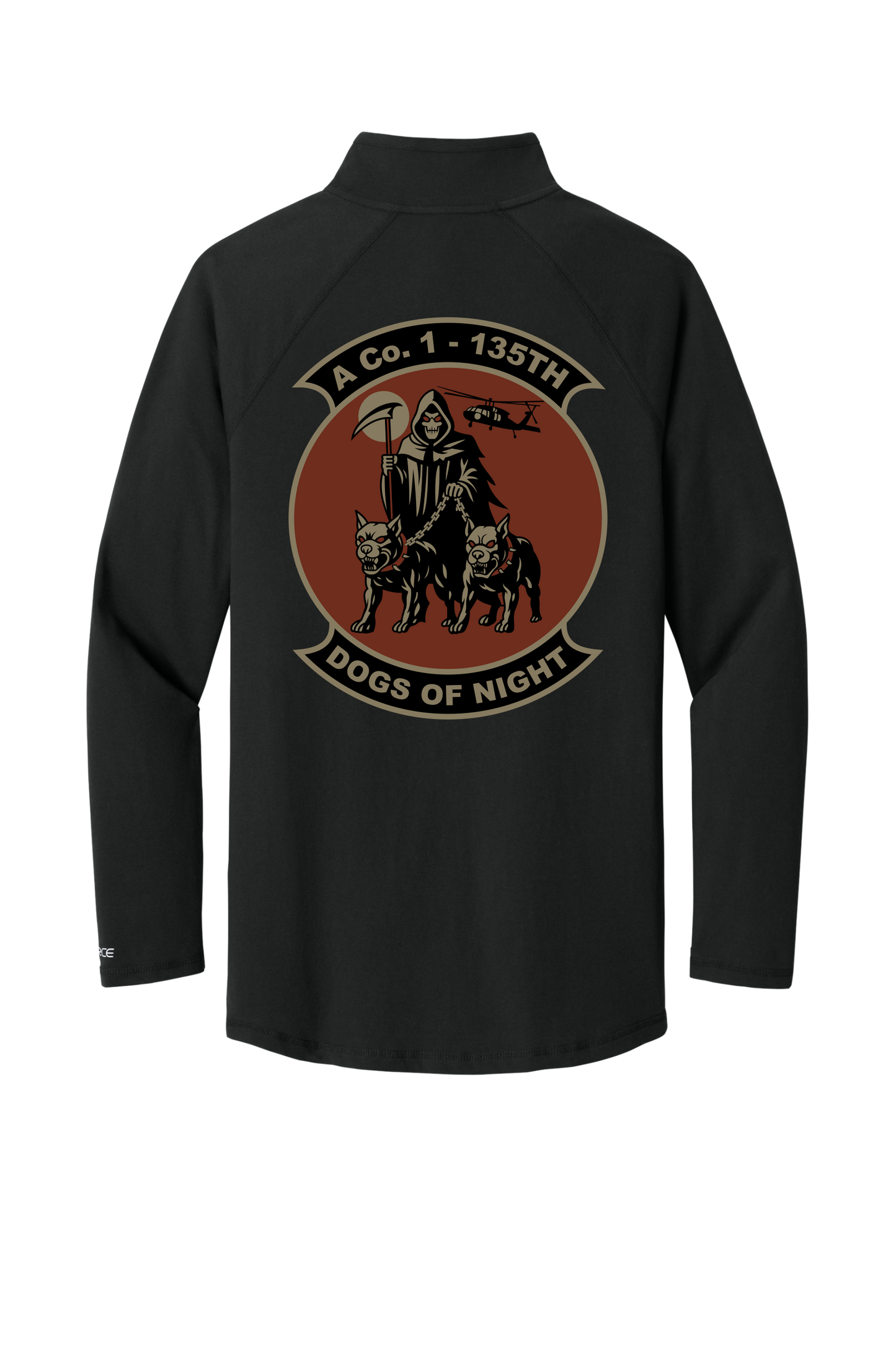 1-135th Dogs of Night Carhartt 1/4 Long Sleeve Shirt