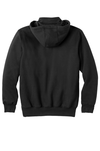 1-135th Rough Riders- Carhartt Rain Defender Paxton Heavyweight Hooded Zip Mock Sweatshirt