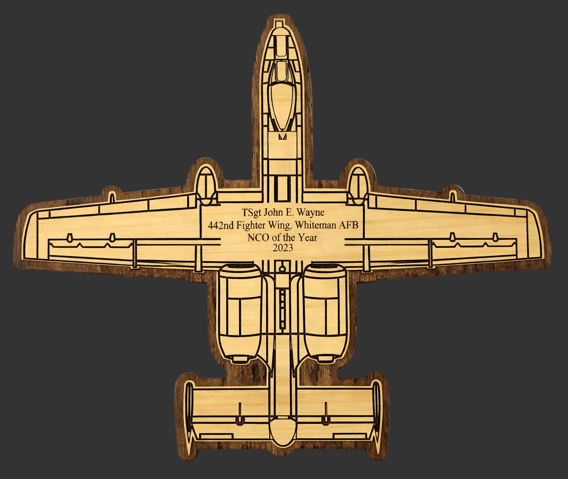 A10 Thunderbolt Mirror Cutout