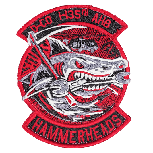 1-135th Hammerheads Embroidered Patch