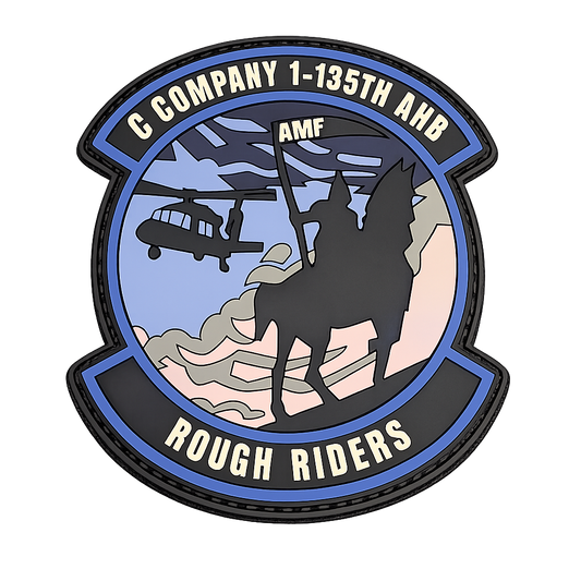 1-135th Rough Riders PVC Patch