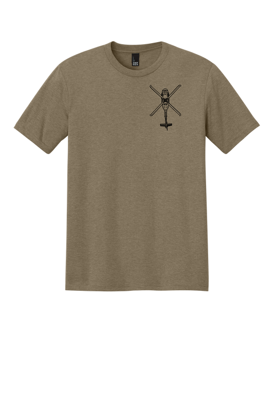 1-135th Dogs of Night District Tri Blend Tshirt