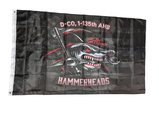 1-135th Hammerheads Flag