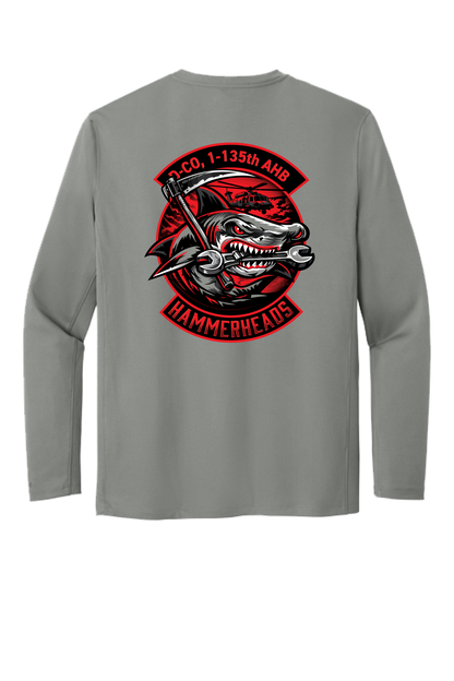1-135th Hammerheads Carhartt Long Sleeve Dry Fit Tshirt