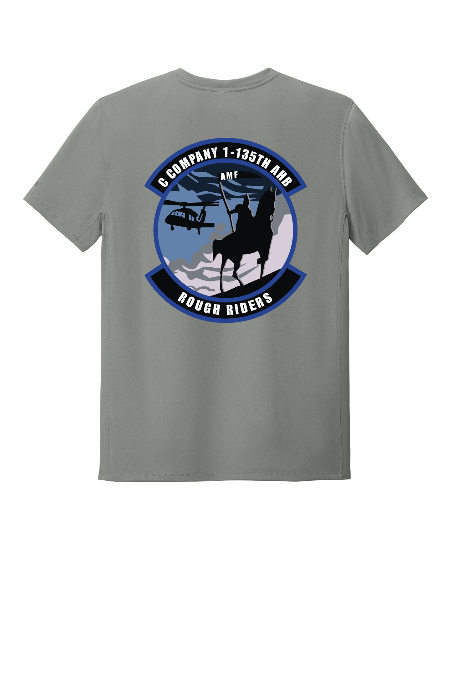 1-135th Rough Riders Carhartt Dry Fit TShirt