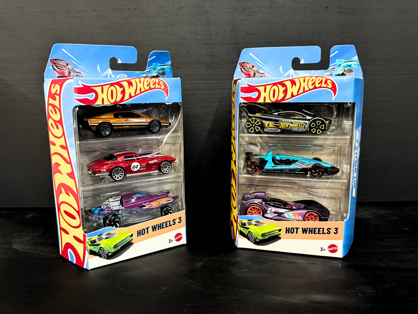 Hot wheels '3 (3 pack)