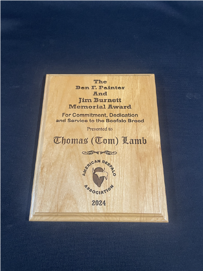 Laser Engraved Wood Plaques