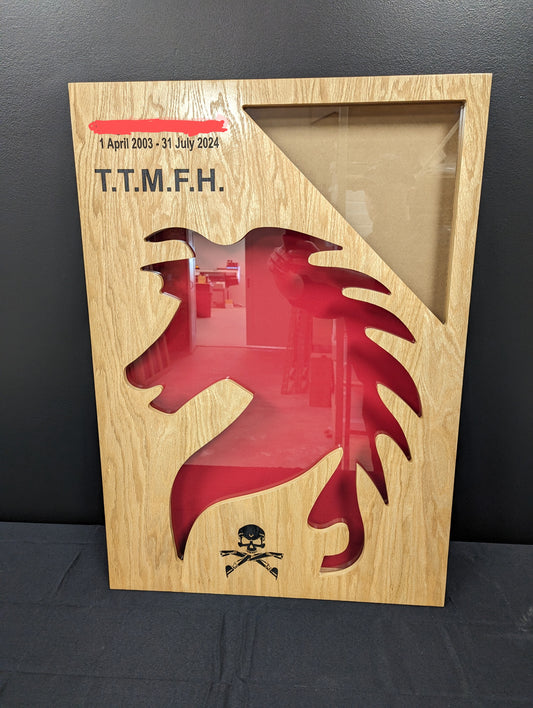 Red Horse Shadow Box