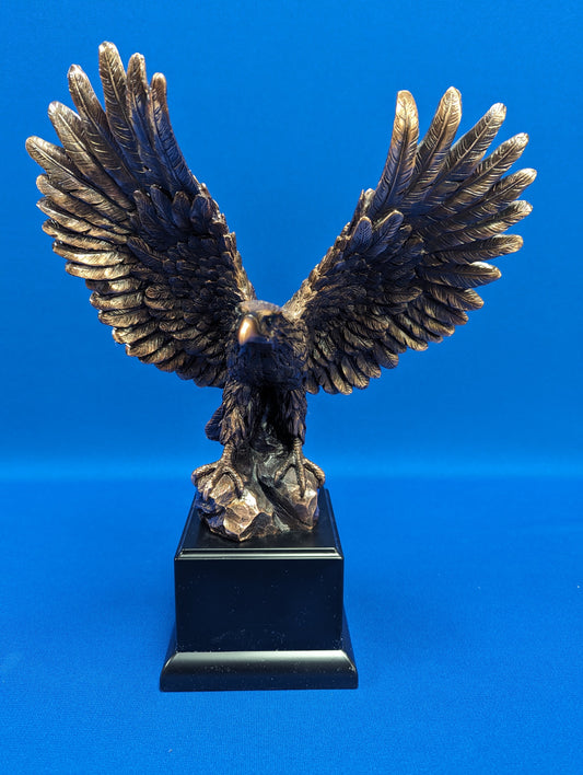 Eagle Resin Statue 12"