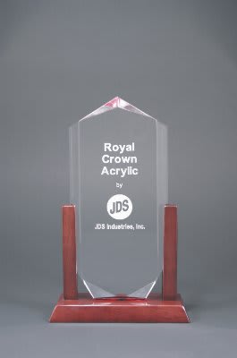 Clear Royal Crown Acrylic