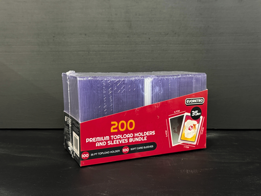 Topload Card Holders and Sleeve Bundle (200)