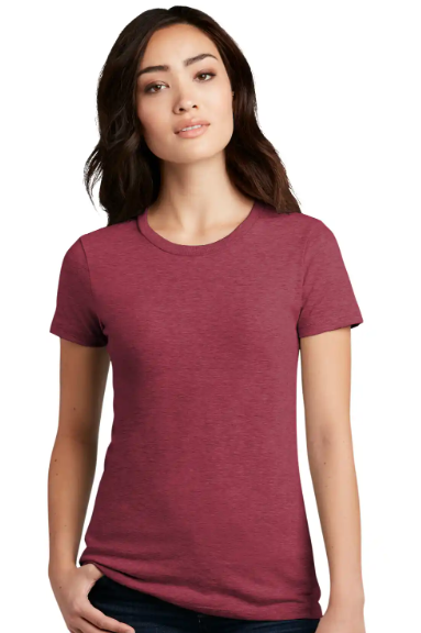 District® Women’s Perfect Blend® CVC Tee-Custom Design