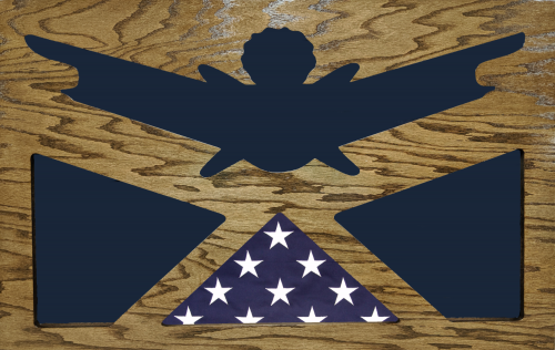 Triangle Space Force Shadow Box Specialty Shadow Boxes – MH Specialties
