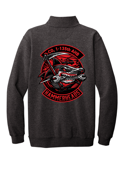1-135th Hammerheads Carhartt 1/4 Long Sleeve Sweatshirt