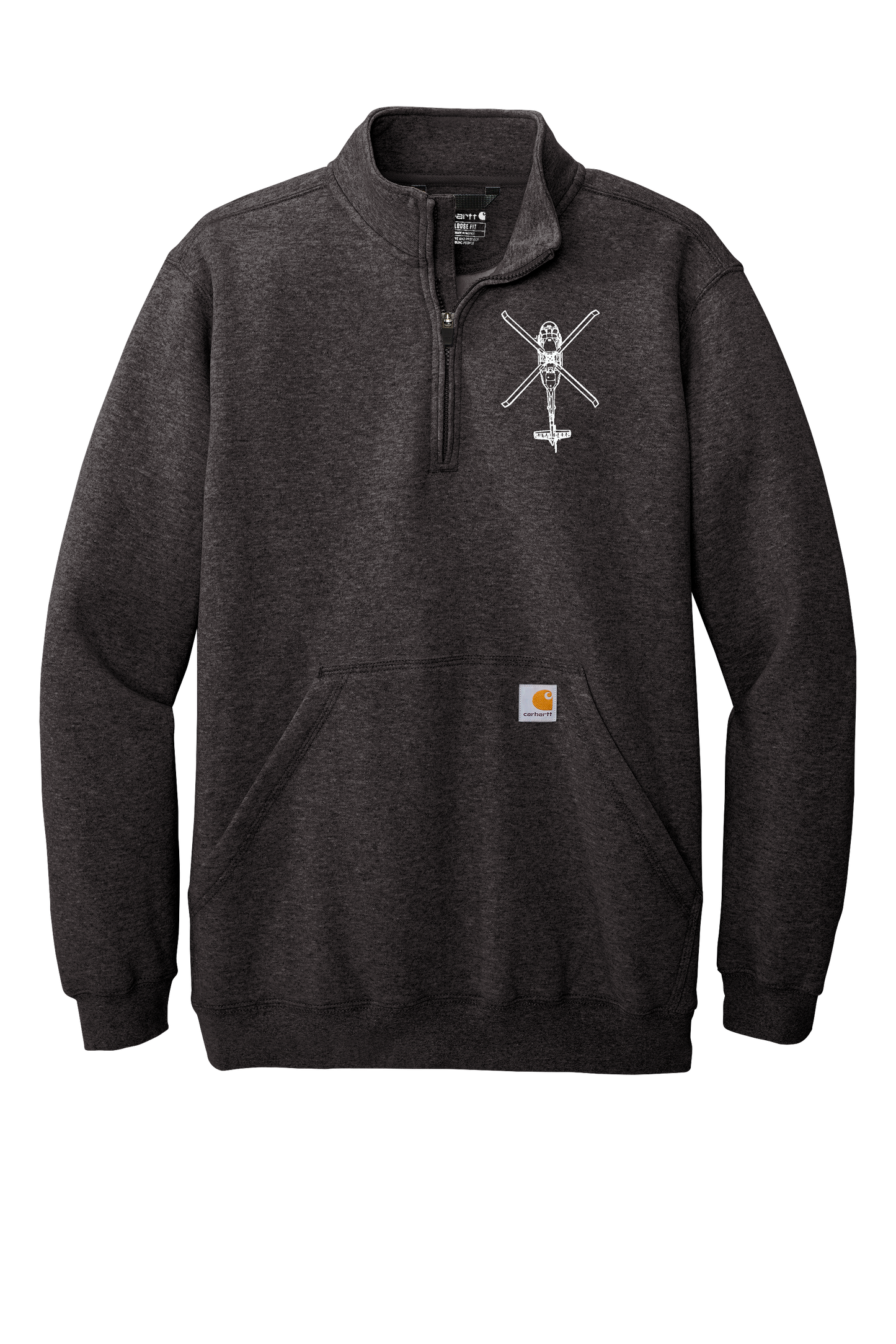 1-135th Hammerheads Carhartt 1/4 Long Sleeve Sweatshirt