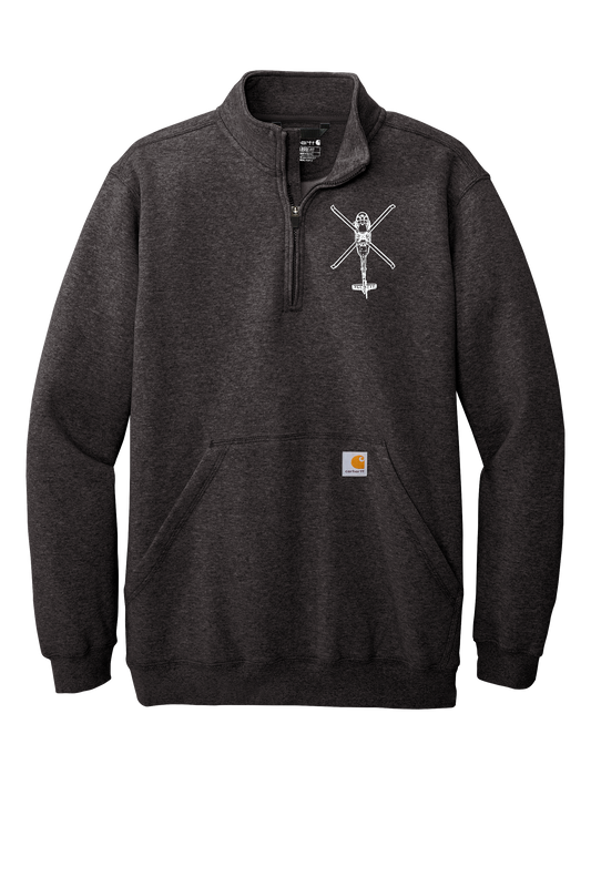 1-135th Dogs of Night Carhartt 1/4 Long Sleeve Sweatshirt