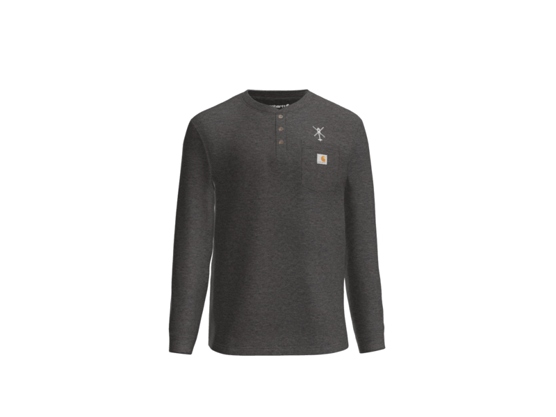 1-135th Hammerheads Carhartt Long Sleeve Henley T-Shirt