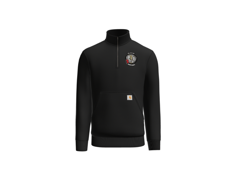 1-135th Hurricanes We Are the Bold - Carhartt 1/4 Long Sleeve Sweatshirt