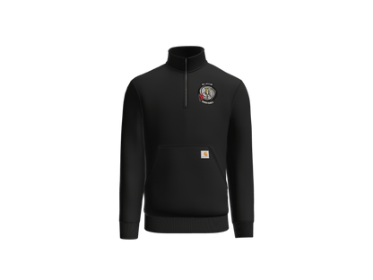 1-135th Hurricanes We Are the Bold - Carhartt 1/4 Long Sleeve Sweatshirt