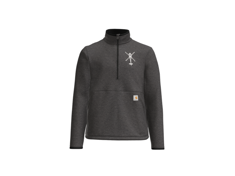 1-135th Hammerheads Carhartt Textured 1/2 Zip Fleece Jacket