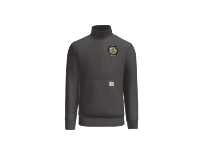1-135th Hurricanes We Are the Bold - Carhartt 1/4 Long Sleeve Sweatshirt